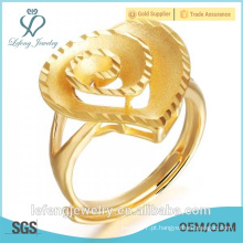 Atacado Preço 18k banhado a ouro anel de casamento da jóia para as mulheres